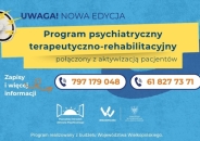 Zdjęcie do artykułu: Zapisy trwają! Wystartowała nowa edycja Programu dla pacjentów z zaburzeniami z kat. F20-29